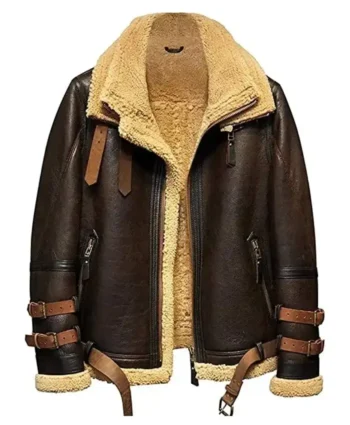 Peter Triple-Belted Shearling